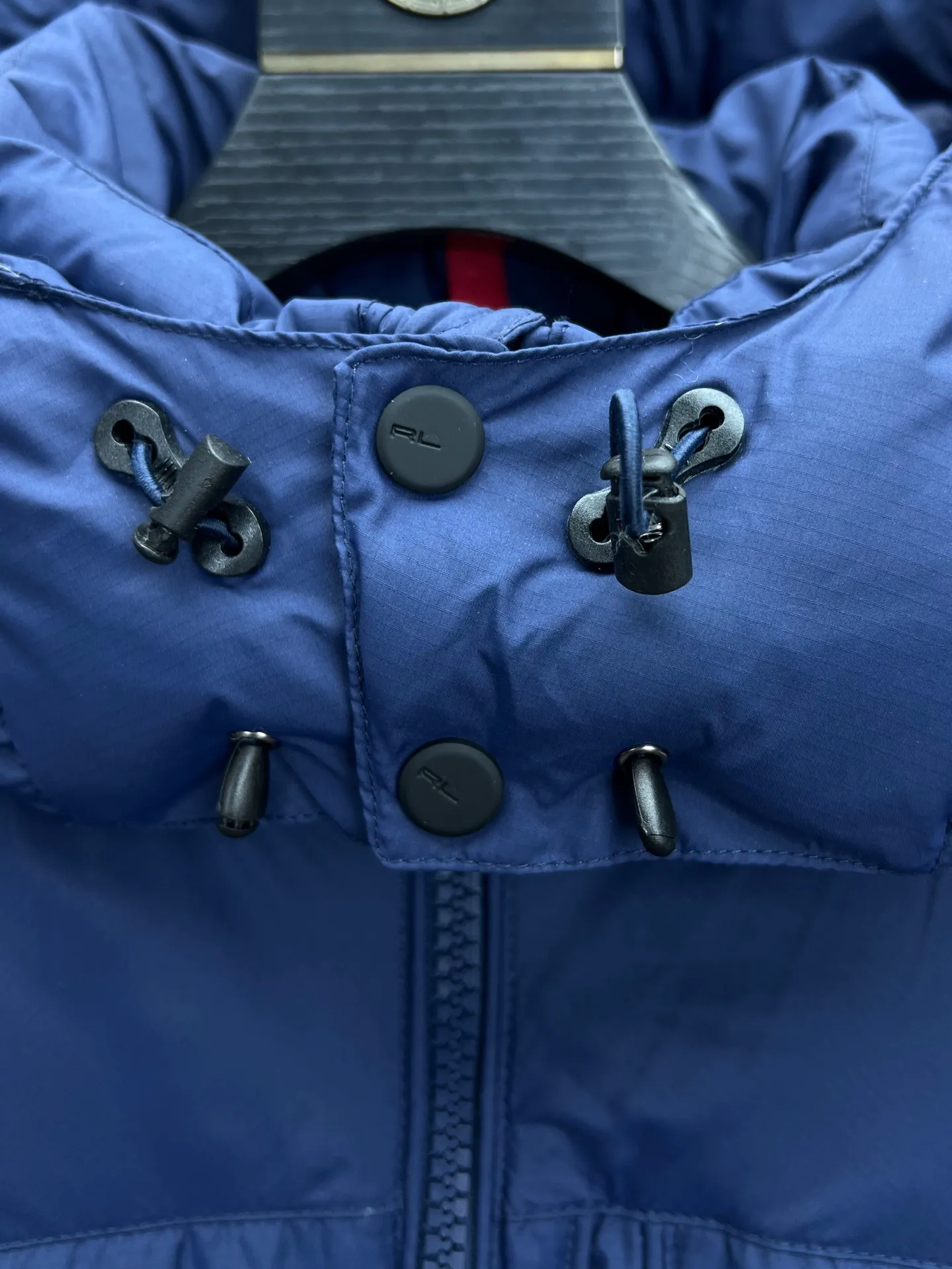P800 Ralph Lauren classic down jacket, 80% white duck down filling, customized hardware, waterproof and anti-static fabric, three-layer lining to prevent velvet running, color, blue, black, size smLXL